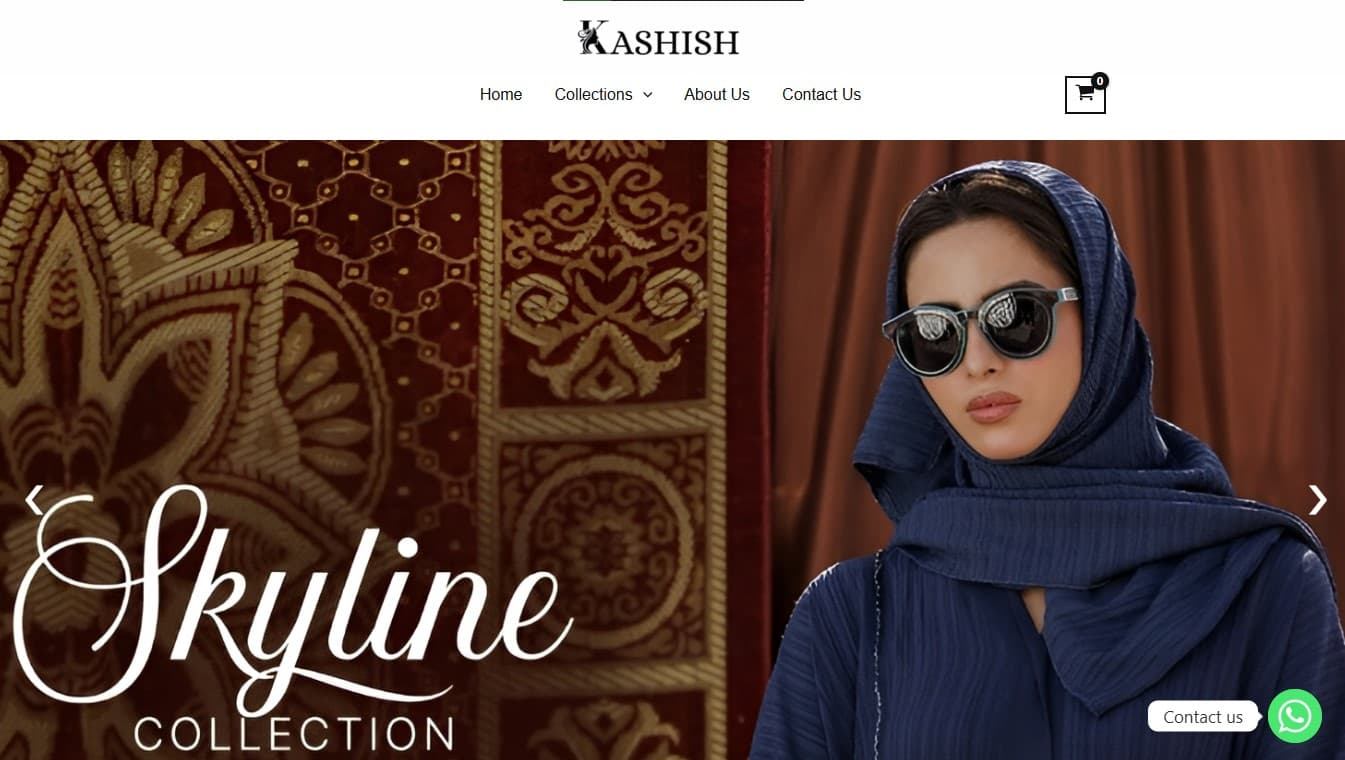 Kashish Collection β E-commerce Website screenshot 1