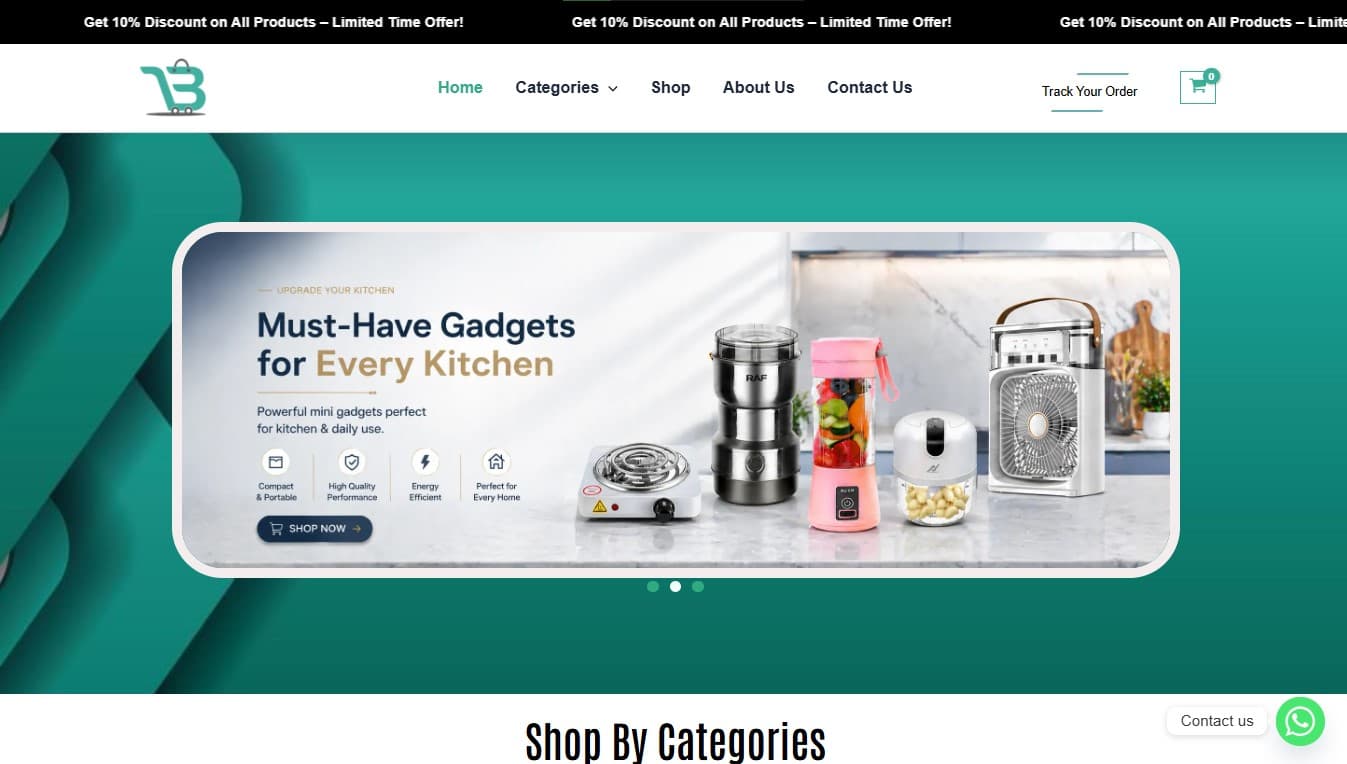 Bachat β E-commerce Website screenshot 1