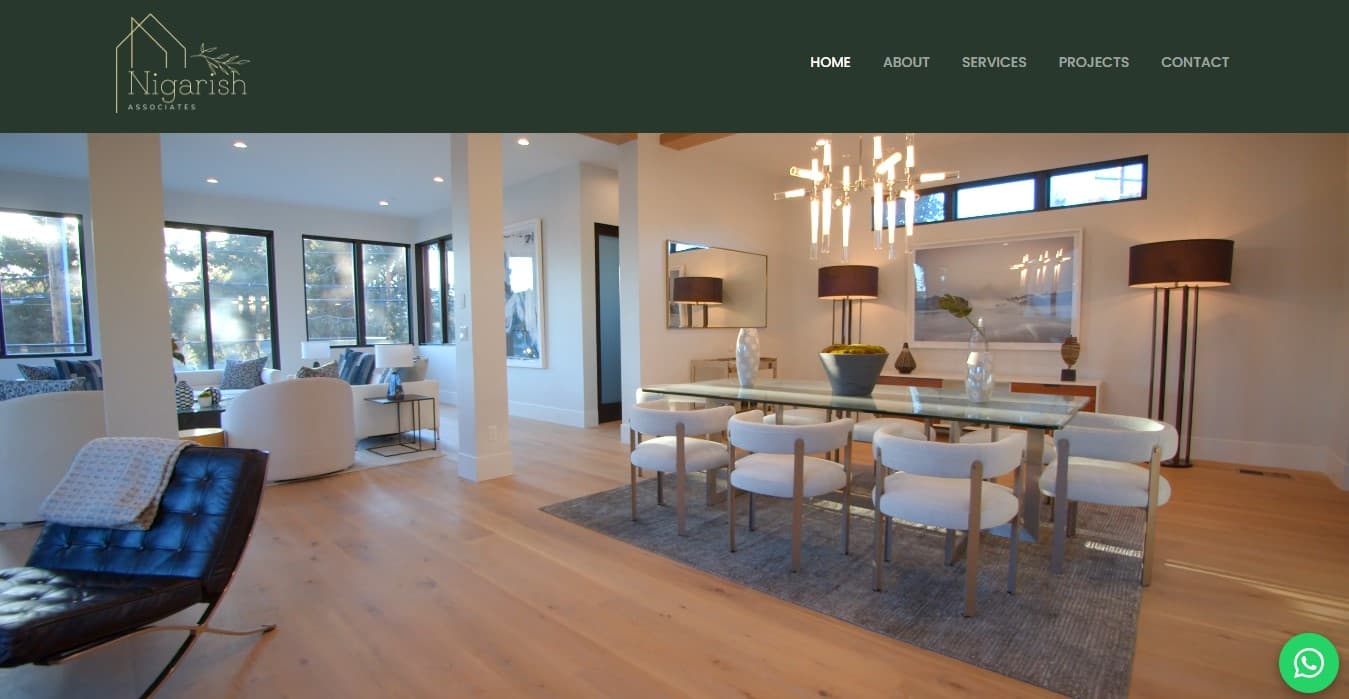 Nigarish Associates β Corporate Services Website screenshot 1